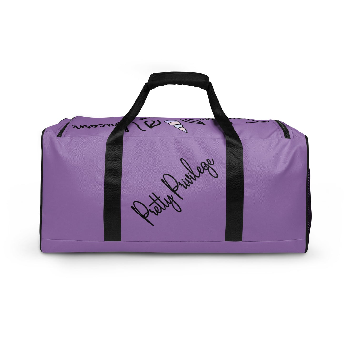 Truckin Unicorn Purple Duffle bag