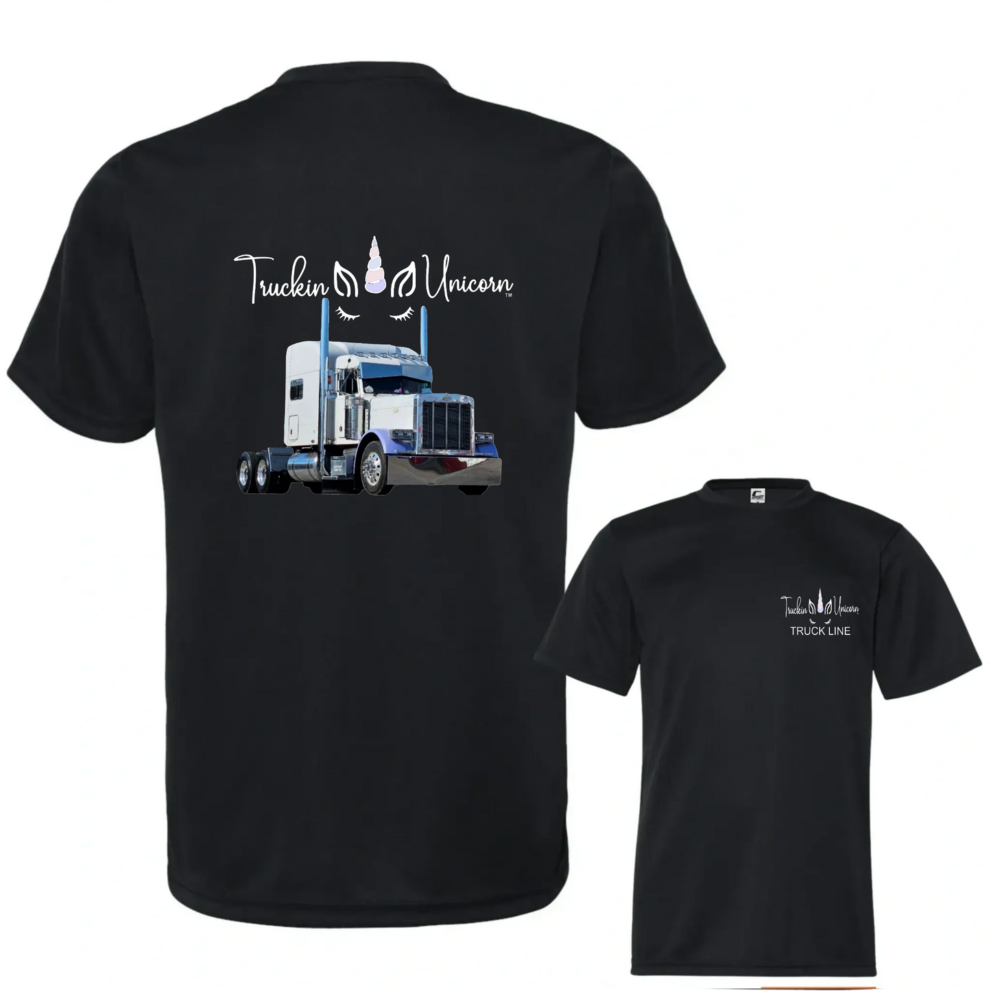 Truckin Unicorn with unicorn head Classic Tee